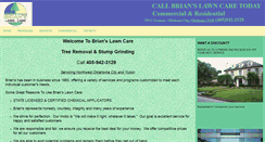 Desktop Screenshot of brianslawncareok.com